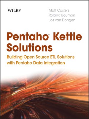 cover image of Pentaho Kettle Solutions